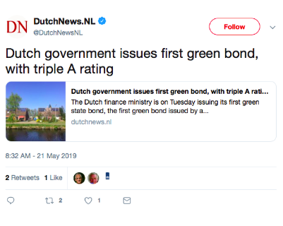 May Media Digest Financial Times Ifr Reuters Bloomberg Financial News South China Morning Post I Pe Handelsblatt La Tribune And More Climate Bonds Initiative